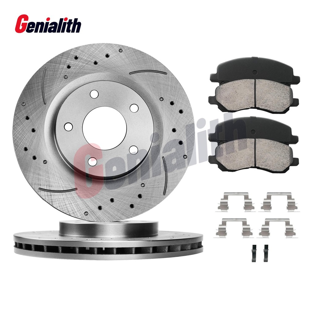 Front Disc Rotors Brake Pad Kit For Chrysler 200 Sebring Caliber Avenger Compass
