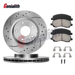 Front Disc Rotors Brake Pad Kit For Chrysler 200 Sebring Caliber Avenger Compass