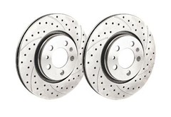 GT Sport Brake Disc Rotors for CITROEN C2 JM_ 2003- 0544GV Front Diameter 266×22