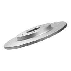 for Dodge Grand Caravan Journey Town & Country Rear DRILLED Brake Rotors & Pads