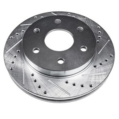 Rear Drilled Slotted Rotors Brake Pads for Chevy Astro Tahoe GMC Yukon Safari