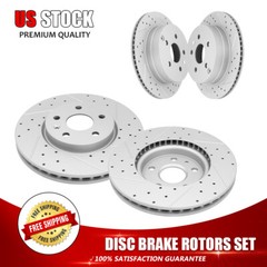 Front +Rear Disc Brake Rotors for Chevy Equinox GMC Terrain 2010 2011 2012-2017