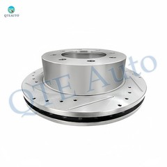 330mm 1P Rear Right Drilled Brake Rotor To 2007 Chevrolet Silverado 3500 Classic
