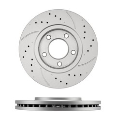 Front Vented Brake Rotors for Dodge Grand Caravan and Town & Country 3.3L 53004