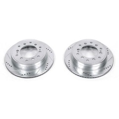 PowerStop JBR1396XPR Evolution Drilled & Slotted Rotors for Toyota 4Runner &