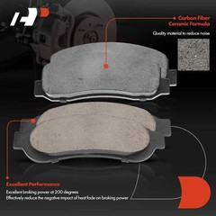 A-Premium Front & Rear Disc Brake Rotors & Brake Pads for Ford F250 SD 08-12 4WD