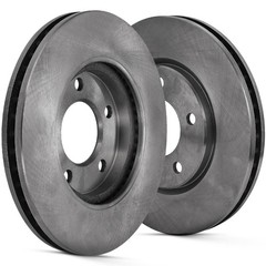 Front Vented Brake Rotors Discs Fits 2001 2002-2007 Chrysler Town & Country 3.3L