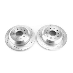 PowerStop Rear Disc Brake Rotor Set for 2020 Jeep Wrangler Sport 3.6L V6 GAS DOH