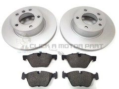 BMW 1 SERIES 120D 120 2.0 E82 2008-2013 FRONT 2 BRAKE DISCS AND PADS SET (300MM)
