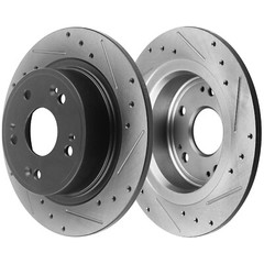 Front Rear Disc Brake Rotors Brake Pads For 2003 2004 2005-2007 Honda Accord C3N