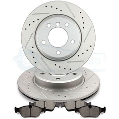 For BMW Z4 Z3 328i 328is 328Ci 325xi 325i Front Ceramic Brake Pads And Rotors