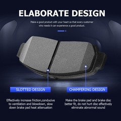 256mm Front Disc Rotors Ceramic Brake Pads for 2012-2017 Hyundai Accent Kia Rio