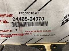 2005-2023 TOYOTA TACOMA 4WD GENUINE OEM FRONT BRAKE ROTORS OEM PADS & SHIM KIT