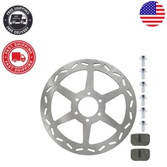 High-Performance Rear Brake Disc Rotor with Pads for Motovox & Coleman Karts