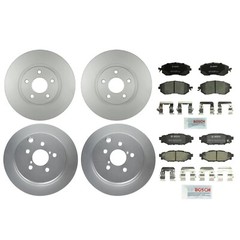 Bosch Front 276mm Rear 273mm Brake Disc Rotors Pads Kit For Subaru Impreza 2.0L