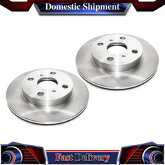 Set of 2PCS DuraGo Front Brake Rotors Fits Toyota Echo 2000