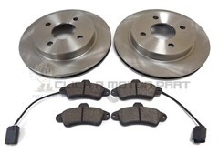 FORD MONDEO ST24 2.5 V6 1993-2000 REAR 2 BRAKE DISCS AND PADS SET NEW