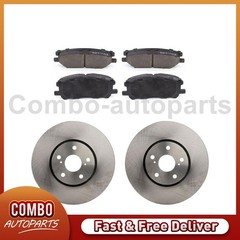 Front Disc Rotors Ceramic Brake Pads for 2004 2005 2006 Lexus RX330