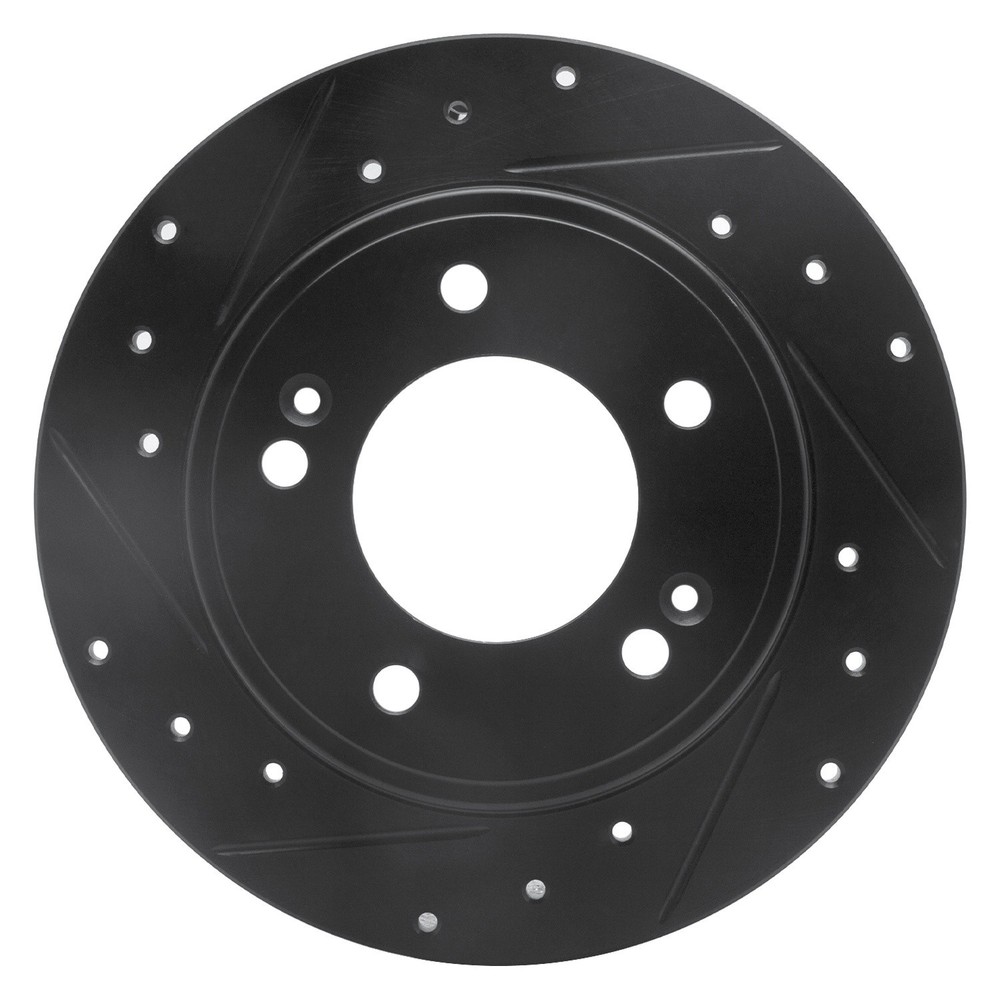 For Hyundai Elantra GT 13-20 Brake Rotor DFC Premium Drilled & Slotted Rear