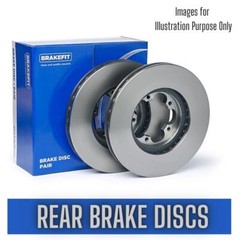 Rear Brake Discs Set FOR MERCEDES W204 170bhp 2.2 09->14 C220 BFit