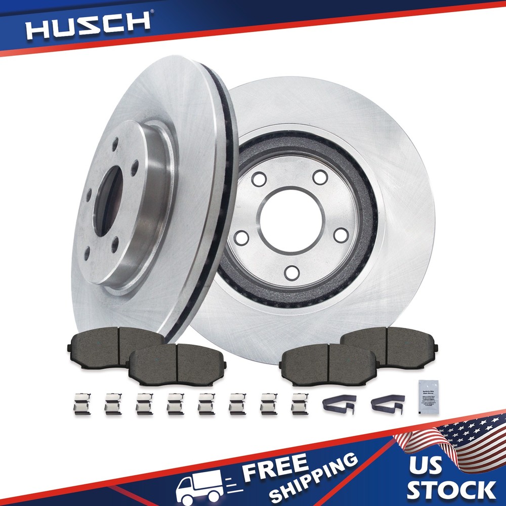 320mm Front Brake Disc Rotors Ceramic Pads Kit for Ford Edge Lincoln MKX