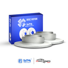 SET OF 2 REAR BRAKE ROTOR VENTED &GEOMET COATED 290mm FOR SUBARU BAJA 99-06 2.5L