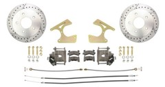 C10 5 Lug Rear Disc Brake Conversion Kit Drilled & Slotted Rotors