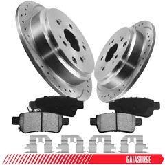 Rear Brake Rotors & Pads for 2005-2007 2008 2009 2010 Honda Odyssey 3.5L V6