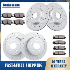 320mm Front and Rear Brake Rotors Pads fit for Dodge Challenger 2009-2020 Brakes