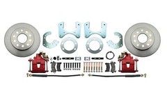 8 3/4″ Rear Disc Brake Conversion Kit B-Body w/ Red Powder Coated Caliper