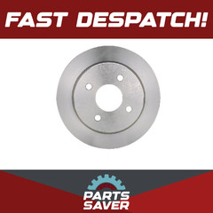 2x Brake Discs Pair Solid fits FORD FOCUS 1.8D Rear 99 to 05 252.7mm Set Bosch