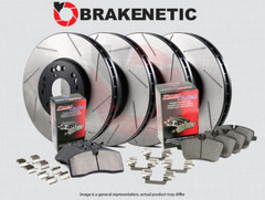 F&R BRAKENETIC Premium Slotted Brake Rotors + Ceramic Pads 56.44202.51