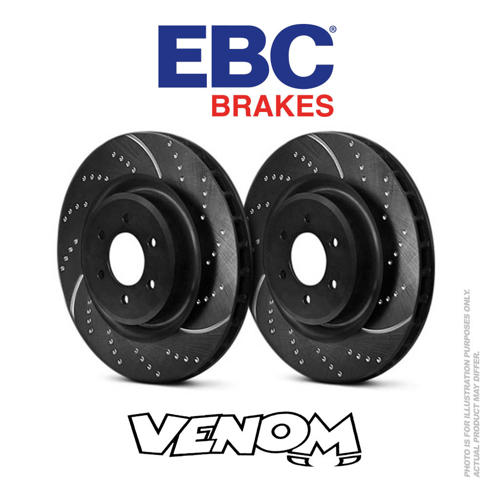 EBC GD Front Brake Discs 320mm for Audi A6 C7/4G 2.8 220bhp 2011- GD1838