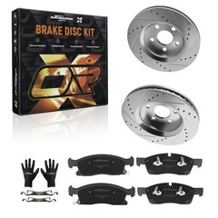 Front Brake Rotors+Brake Pads Kit for Jeep Grand Cherokee 2011-2018 P-1455