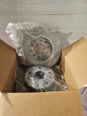 2x Brake Discs Pair Solid Rear 255mm 23240 Febi Set 1K0615601AB 1K0615601K