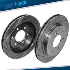 2x Drilled Brake Rotor for Ford Expedition 18-21 F-150 Lincoln Navigator Rear