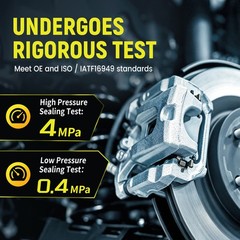 Front Drilled Rotors Pads Calipers Kits For Toyota Sequoia 2016-2020 2021 2022