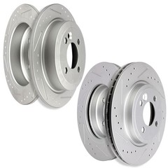 Front Rear Brake Discs Rotors Drilled And Slotted Kit For 02 – 06 Mini Cooper