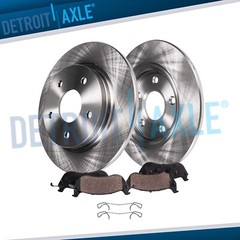 Rear Disc Brake Rotors & Ceramic Pads for 2012 2013 2014 2015-2018 Ford Focus
