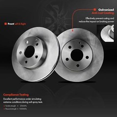 Front Disc Brake Rotors for Mercedes-Benz W204 W205 R172 C230 C250 C300 SLK250