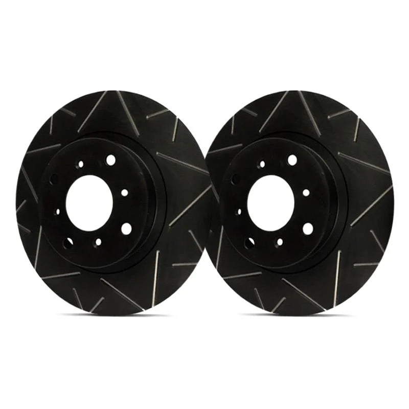 For Ford F-350 95-98 SP Performance Peak Slotted 1-Piece Front Brake Rotors