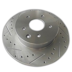 12.13 inch 308MM Rear DRILLED Brake Rotor Fit EX35 G25 G35 G37 M35 M45 350Z 370Z