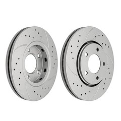 Front Vented Brake Rotors for Dodge Grand Caravan and Town & Country 3.3L 53004