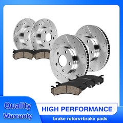 Front + Rear Disc Brake Rotors + Brakes Pads kit for 2007 – 2013 Nissan Altima