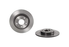 Brembo 08.D222.11 UV Coated solid Brake Rotor MAZDA OE# D10E26251