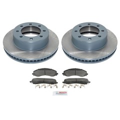 DuraGo Front Rotors Bosch QuietCast SemiMet Disc Brake Pad Kit For Ram 2500 3500