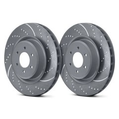 For Nissan Sentra 07-12 Brake Rotors EBC 3GD Series Sport Dimpled & Slotted