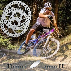 160mm Disc Brake Rotor with 6 Bolts and MTB Adjuster for Enhanced Safety