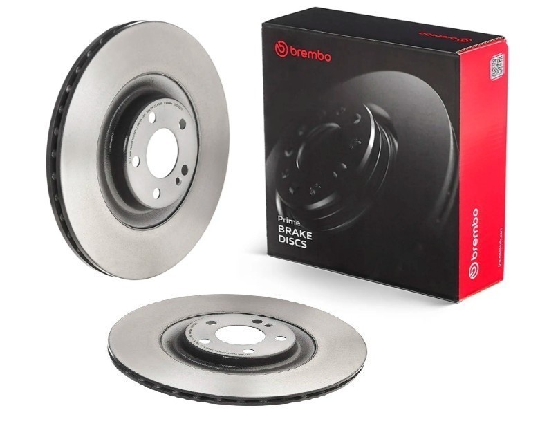 Brembo 09.D532.13 Prime Co-cast PVT Brake Rotors – Rear Pair