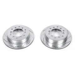 PowerStop JBR1396XPR Evolution Drilled & Slotted Rotors for Toyota 4Runner &
